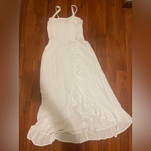 Hollister White summer Dress Detachable Straps